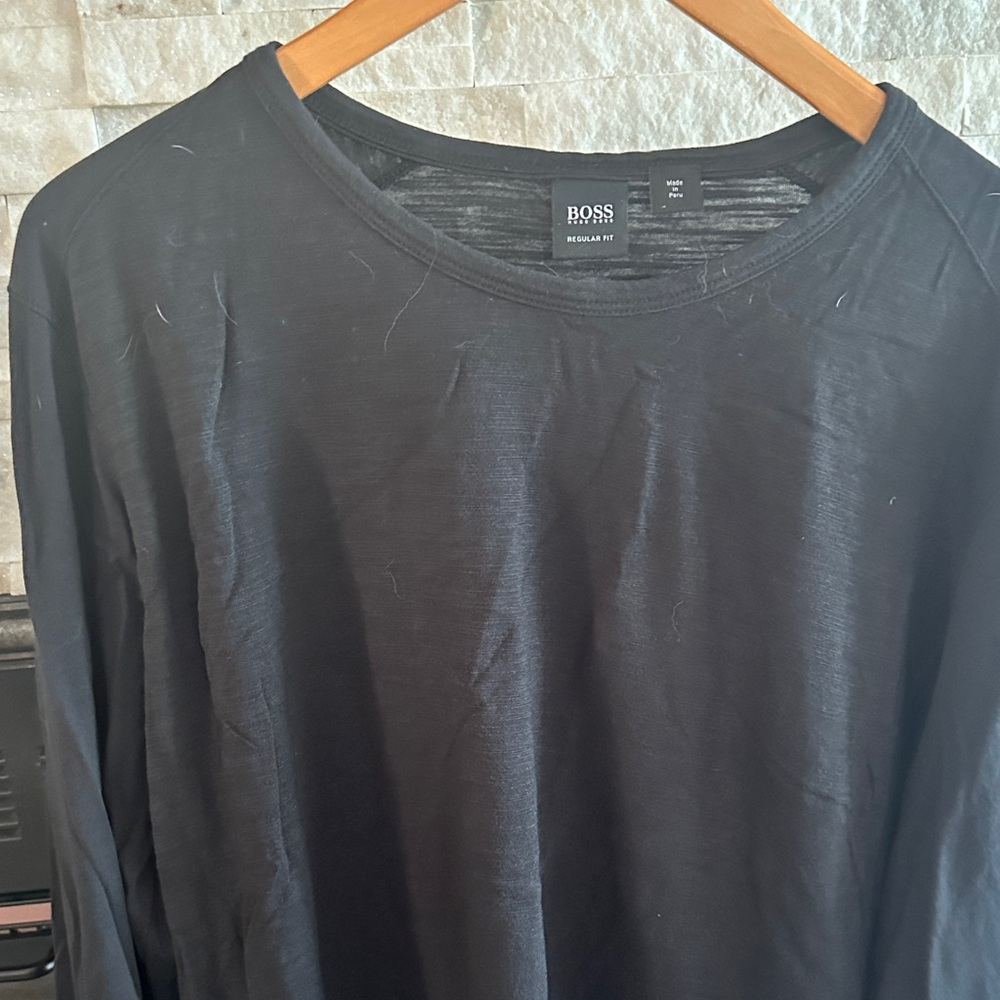 Boss Charcoal Regular Fit Tee super soft